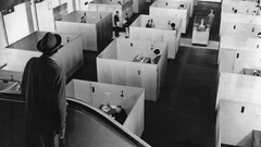 Jacques Tati Monsieur Hulot playtime office Movies monochrome