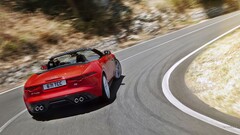 jaguar f-type Jaguar (car) red cars vehicle Car road asphalt