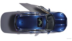 Jaguar XF Car blue cars hatchbacks top view Jaguar (car) vehicle