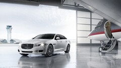 Jaguar XJ jaguar silver cars Car vehicle private jet Aircraft