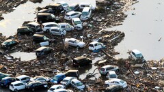 Japan earthquakes Asia wreck