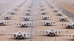 jet-fighter Airport General Dynamics F-16 Fighting Falcon runway