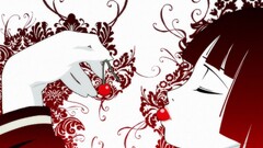 jigoku shoujo cherries (food) anime girls food fruit Berries