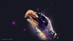 Jupiter eagle purple Desktopography Adam Spizak artwork Birds