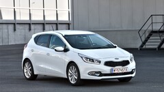 Kia Cee'd white cars Car vehicle Kia