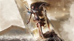 Kill la Kill Anime sword artwork Women anime girls fantasy girl