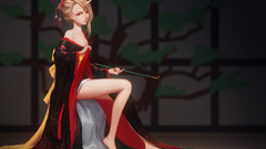 kimono traditional clothing original characters anime girls