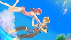 Kingdom Hearts Kairi anime girls video games anime boys barefoot