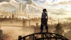 korra the legend of korra Republic City anime girls fantasy city