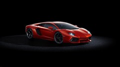 Lamborghini-Aventador red cars super car vehicle Lamborghini red