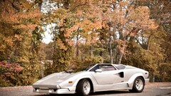 lamborghini countach Car Sports Car coupe white cars