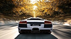 lamborghini murcielago Car white cars Sports Car coupe road
