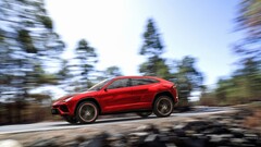 Lamborghini Urus concept cars red cars motion blur