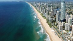 landscape beach Gold Coast Australia queensland cityscape Sea