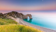 landscape Durdle Door (england) jurassic coast (england) coast