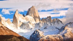 landscape Mountains fitz roy nature andes