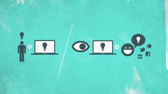 laptop creativity digital art social media Turquoise cyan