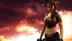lara croft tomb raider Video Game Heroes video games sky belly