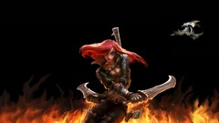 League of Legends katarina (league of legends) video games boobs