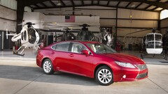 Lexus ES300h Car Helicopters vehicle red cars Lexus