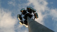 lights Park worm's eye view bottom view