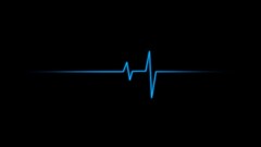 lines Minimalism blurred Simple Background cyan blue ekg