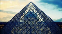 Louvre Museum pyramid Paris architecture