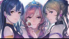 Love Live! Anime anime girls Sonoda Umi Nishikino Maki Ayase Eri