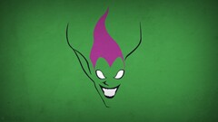 marvel comics villains Minimalism blo0p Green Goblin