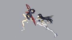 Matoi Ryuuko Kiryuin Satsuki anime girls Anime Simple Background