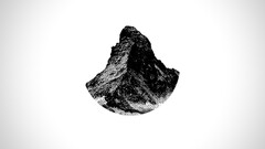 matterhorn Mountains Simple Background Minimalism abstract