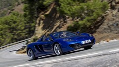 McLaren MC4-12C Car Sports Car blue cars cabriolet McLaren road