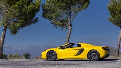 McLaren MC4-12C McLaren yellow cars vehicle Trees Car