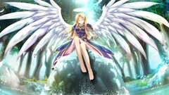 Melodiana angel wings Kamidori Alchemy Meister anime girls