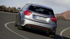 Mercedes A-class road Car vehicle silver cars Mercedes-Benz