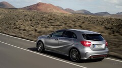 Mercedes A-class road silver cars Car vehicle Mercedes-Benz