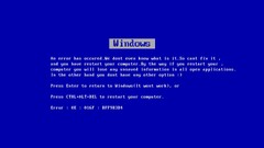 microsoft windows Blue Screen of Death humor Simple Background
