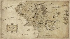 Middle-Earth the lord of the rings Map cartography