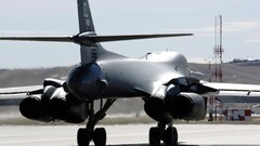 military aircraft airplane jets sky Rockwell B-1 Lancer military