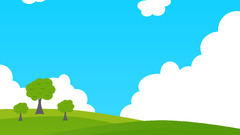 Minimalism material style landscape sky