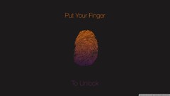 Minimalism Typography fingerprint artwork