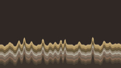 Minimalism waveforms brown