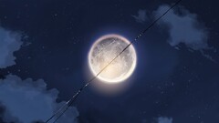 moon Anime Powerlevel sky