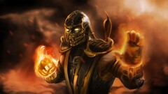 Mortal Kombat Scorpion (character) video games video game art