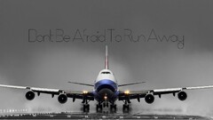motivational Boeing Aircraft passenger aircraft boeing 747 mist