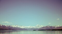 Mountains landscape sky water Lake nature clear sky