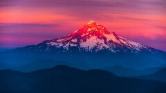 Mountains larch mountain Oregon nature sky sunlight landscape