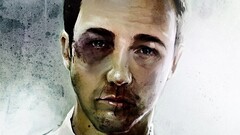 Movies Fight Club Edward Norton artwork Men blood wounds