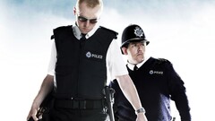 Movies Hot Fuzz Simon Pegg Blood and Ice Cream nick frost police