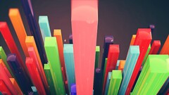 multiple display digital art colorful lacza